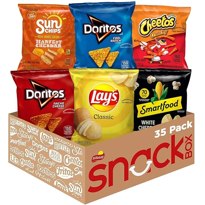 81dROkl2pKL._SX679_.webp Frito Lay Classic Mix Variety Pack, (Pack of 35) - Image 1